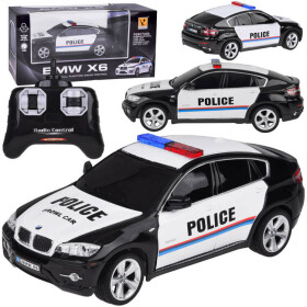 Mamido Športové policajné vozidlo BMW X6 auto na diaľkové ovládanie RC0660 CY