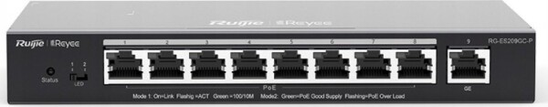 Reyee Reyee RG-ES209GC-P Smart mananged PoE switch, 8x PoE