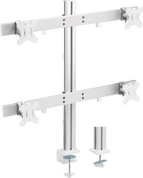 InLine InLine® Aluminium monitor desk mount for 4 monitors up to 32", 8kg