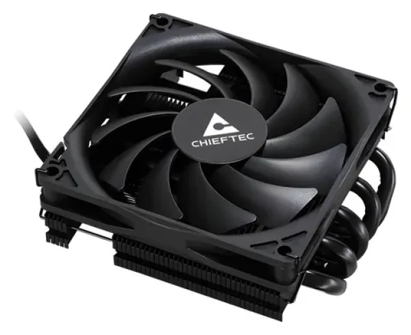 Chieftec CAC-S92PWM-LP45 čierna / Chladič CPU / Nízkoprofilový / 92 mm PWM / 45 mm / LGA1700, AM4, AM5 (CAC-S92PWM-LP45)
