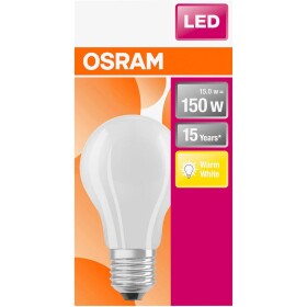 OSRAM 4058075305014 LED En.trieda 2021 D (A - G) E27 klasická žiarovka 17 W = 150 W teplá biela (Ø x d) 70.0 mm x 118 mm 1 ks; 4058075305014