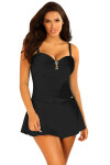 Dámske jednodielne plavky Gold 10 8900CH1 19 Black - SELF 40D černá