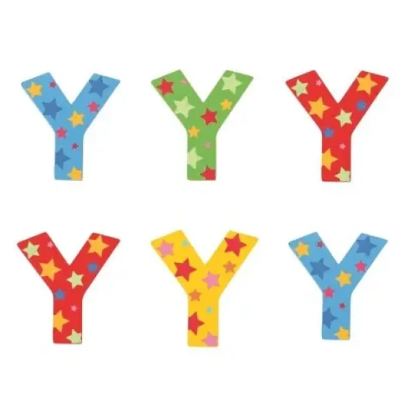 Bigjigs Toys Hviezdičkové písmenko Y