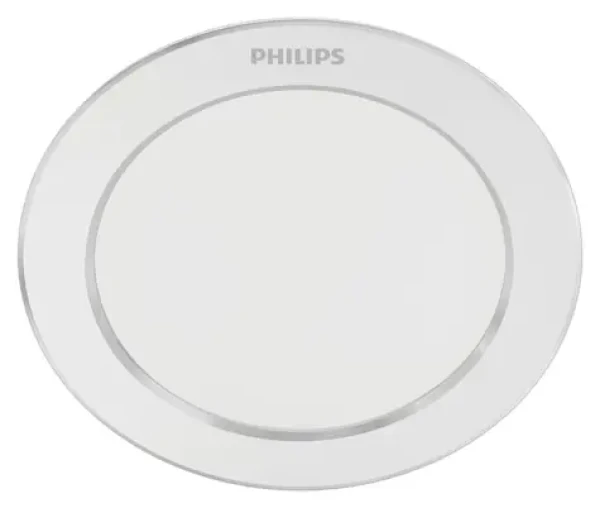 Philips Diamond biela / Podhľadové LED svietidlo / 3,5 W / 300lm / 2700K / IP20 / 9,5 cm (SKL000350186)