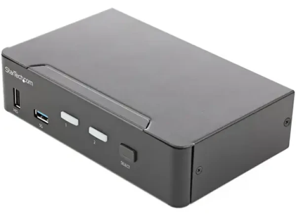 StarTech 2-portový HDMI KVM switch / KVM prepínač / 4K 60Hz HDR / HDMI 2.0 / 2x USB 3.0 Hub (SV231HU34K6)
