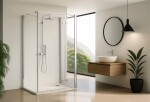 REA/S - Sprchovací kút Atlas 90x80 Chrome vpravo KPL-K4761