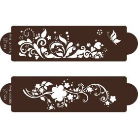 Šablóna „Šablónka jarná lúka“, 2 ks, 23 × 7 cm - Cakesicq - Cakesicq