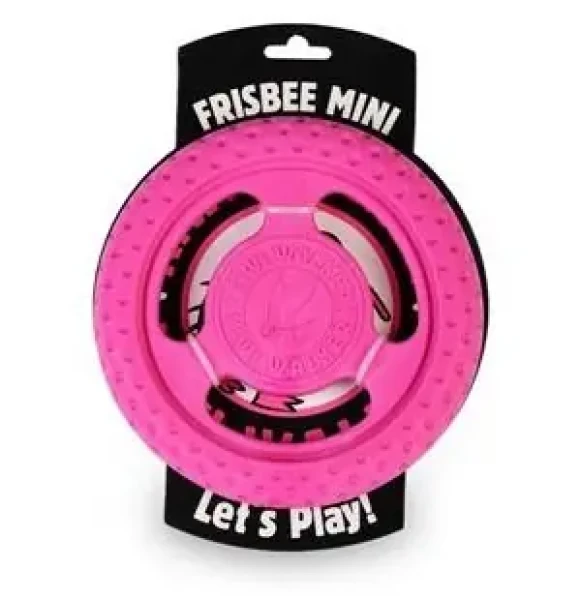 KIWI WALKER Frisbee ružová / Hračka pre psov / plávacie a lietacie / TPR pena / 22 cm (TPR-216)