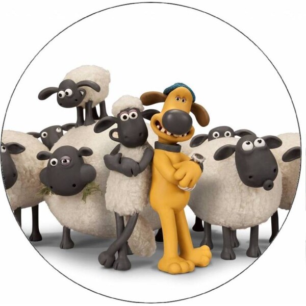 Jedlý papier ovčka Shaun a ovce 19,5 cm - Pictu Hap - Pictu Hap