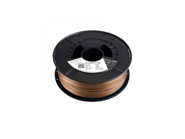 PLA filament z recyklátu zlatý 1,75 mm Smartfil 1 kg
