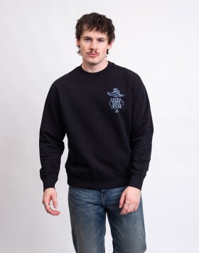 Edwin Ekoda Bath House Sweat Black garment washed L