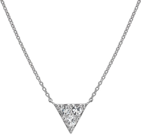 Hot Diamonds Trblietavý strieborný náhrdelník s diamantom Stellar DN173