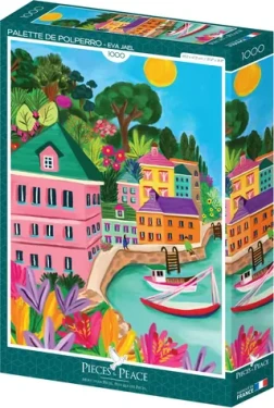 PIECES PEACE Puzzle Farby Polperra