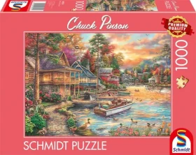 Schmidt Puzzle Zlatý večer na pobreží /1000 dielikov/ od 12 rokov