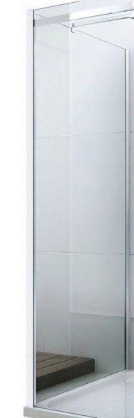 MEXEN - OMEGA stena 100x190 cm 8 mm pre 3-stranné chróm transparent 821-100-000-01-00