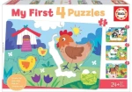Educa Moje prvé puzzle Mamičky a mláďatká 4v1
