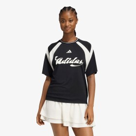 Tričko adidas W Her Tee Black/ Off White/ White XS