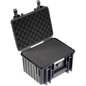 B & W International outdoorový kufrík outdoor.cases Typ 2000 6.6 l (š x v x h) 270 x 215 x 165 mm čierna 2000/B/SI; 2000/B/SI