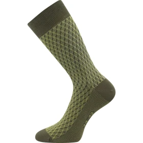 LONKA Ponožky pánské žakárové ŽERYK s bavlnou KHAKI (3 páry) 43-46 125910