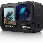 Niceboy VEGA X 8K / Outdoorová kamera / 1.3 displej / 4K @ 60FPS / USB-C amp; HDMI (8594182426588)