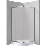 DEANTE - Funkia chróm - Sprchovací kút, polguľatý, 90x90 cm KYP_651K
