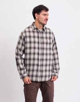 Gramicci Piled Flannel Shirt Slate L