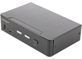 StarTech 2-portový HDMI KVM switch / KVM prepínač / 4K 60Hz HDR / HDMI 2.0 / 2x USB 3.0 Hub (SV231HU34K6)