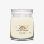 Yankee Candle Signature Soft Wool amp; Amber stredný pohár 368g / doba horenia až: 50 h (5038581144641)