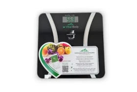 ETA ETA678090000 Vital body čierna / osobná digitálna váha / nosnosť max 180 Kg / presnosť na 100 g / pamät až pre 8 osôb (ETA678090000)