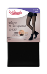 Dámske teplé pančuchy WARM & TRANSPARENT 50 DEN - BELLINDA M černá