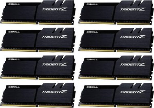 G.Skill Trident Z 128GB (8x16GB) 3600MHz čierna / DDR4 / CL17-19-19-39 / 1.35V / XMP 2.0 (F4-3600C17Q2-128GTZKK)