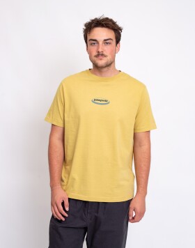 Patagonia M's '95 Oval Logo T-Shirt Lynx Tan M