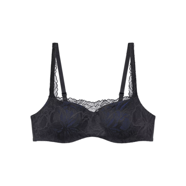Dámska podprsenka Body Make-Up Illusion Lace Balconette Bra - Triumph černá (0004) 070B