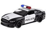 Auto kovové polícia Ford Shelby GT350 mierka 1:32 svetla majáky