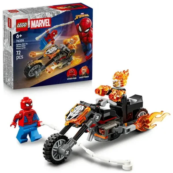 LEGO® | MARVEL 76335 Spider-Man vs. Ghost Rider na motorke