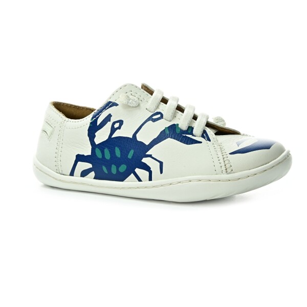 Camper Sella Houston Crabs/Path Ry Ho White (80003-156) detské celoročné nízke barefoot topánky 28 EUR