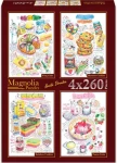 MAGNOLIA Puzzle Bábovka, Príšerkové sušienky, Dúhové sušienky a Panna Cotta