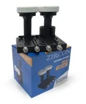 Zircon Monoblok Quad M-0443 SkyLink Slim Line LTE / LNB konvertor / 4X výstup / DiSEqC 1.0 / 2 družice 4,3° (8594163274771)