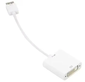 Sharkoon DisplayPort 1.2 0,15 m biela / Redukcia / DisplayPort na DVI-D 24+1 / 3840×2160 30 Hz (4044951020300)