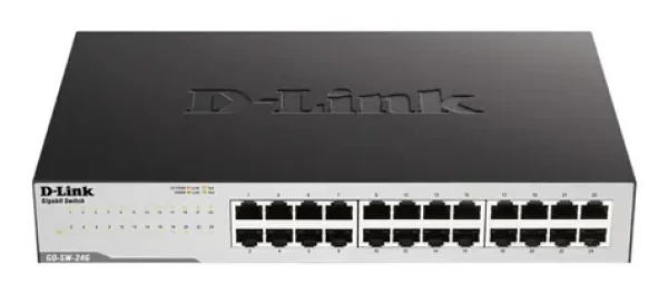 D-Link GO-SW-24G / 24-port Gigabit Easy Desktop Switch (GO-SW-24G/E)