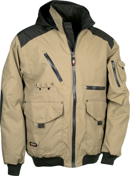 Bunda Cofra MOTOR Farba: Khaki, Veľkosť: 54 (CAMOTOR_00_54)