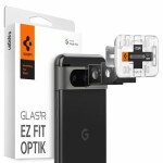 Spigen TR EZ Fit Optik ochranné sklo pre Google Pixel 8 čierna 2 ks (AGL06352)