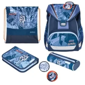 Herlitz Školská aktovka / vhodná pre 1.triedu ZŠ / 16 l / modrá (50048977)