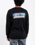 Patagonia M's L/S P-6 Logo Responsibili-Tee® Black XL