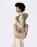 Patagonia Recycled Market Tote Great Waves: Classic Tan