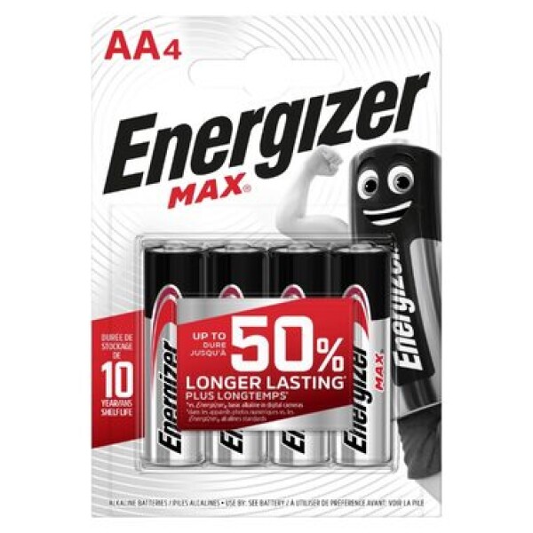 Energizer MAX Batéria - Ceruzka AA 4 ks (7638900426557)