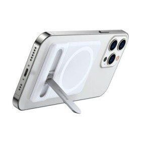 Baseus LUXZ010002 Skladací magnetický stojan a držiak pre Apple iPhone biela / MagSafe (LUXZ010002)