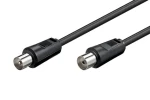 OEM anténny kábel IEC MF 75 Ohm čierna / Anténny kábel / 7,5 m (11.92.4467)