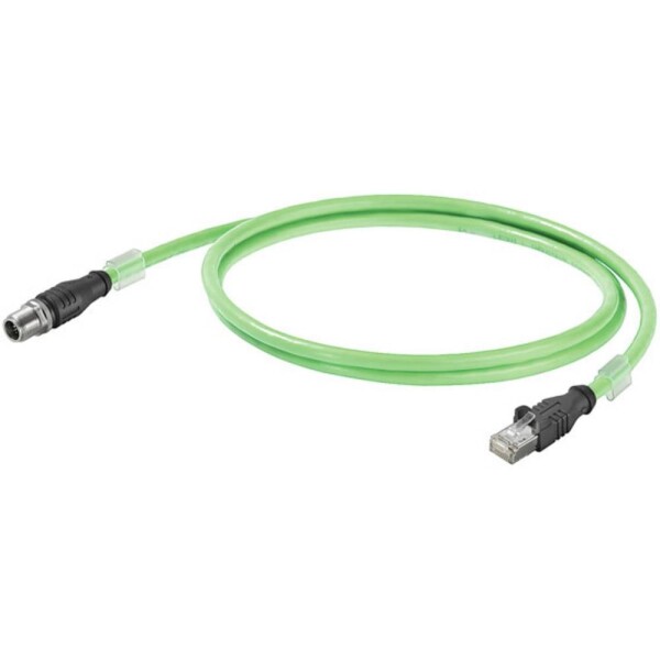 Weidmüller IE-C6EL8UG0200U40XCS-E dátový zástrčkový konektor pre senzory - aktory, 1457580200, piny: 8, 20.00 m, 1 ks; 1457580200