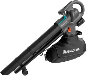 Gardena PowerJetCollect 18V P4A Set šedá/čierna / Aku vysávač-fúkač lístia / 350 km/h / 1x aku 4 Ah / nabíjačka (14895-20)